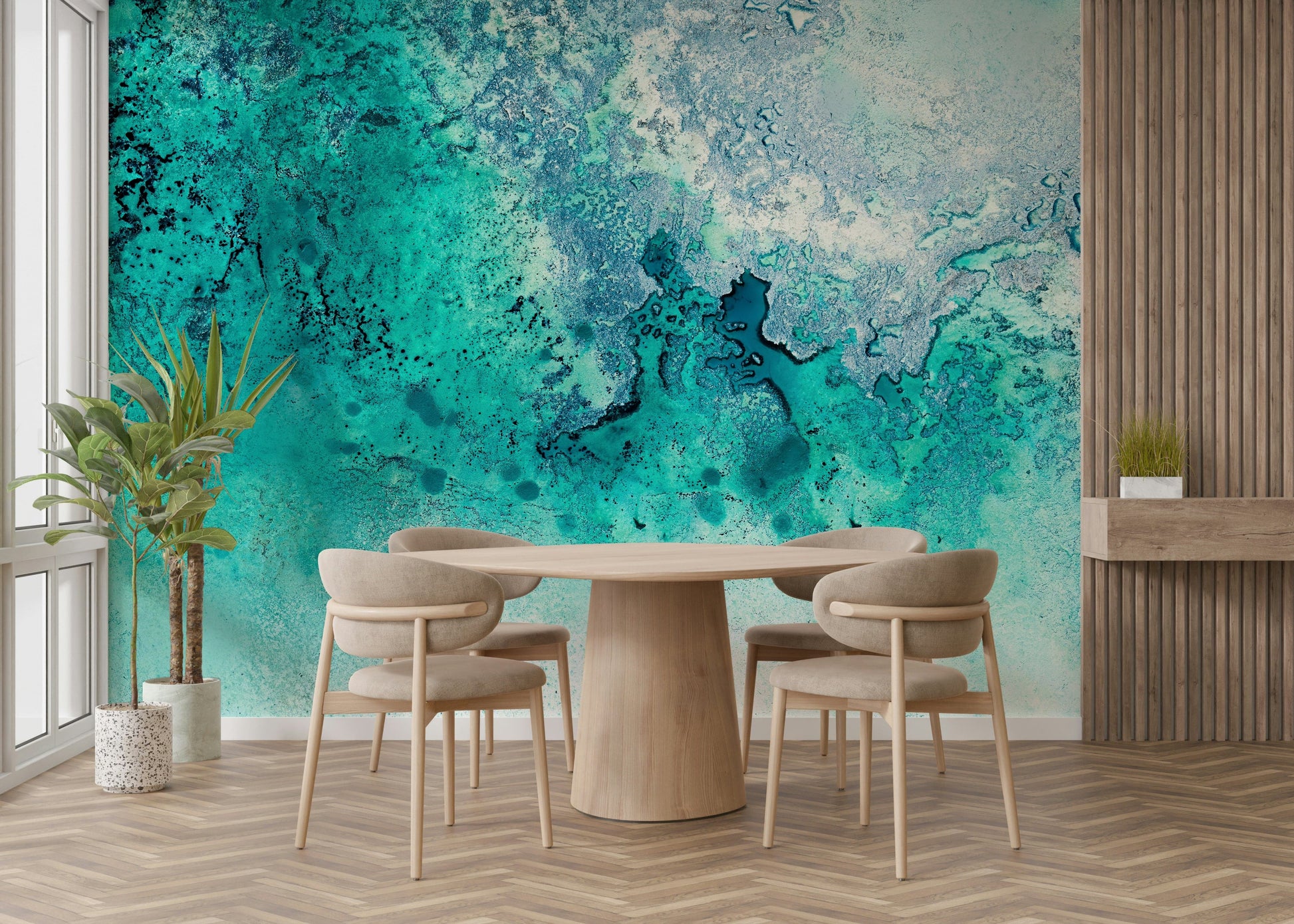A classic abstract water wallpaper for walls.

