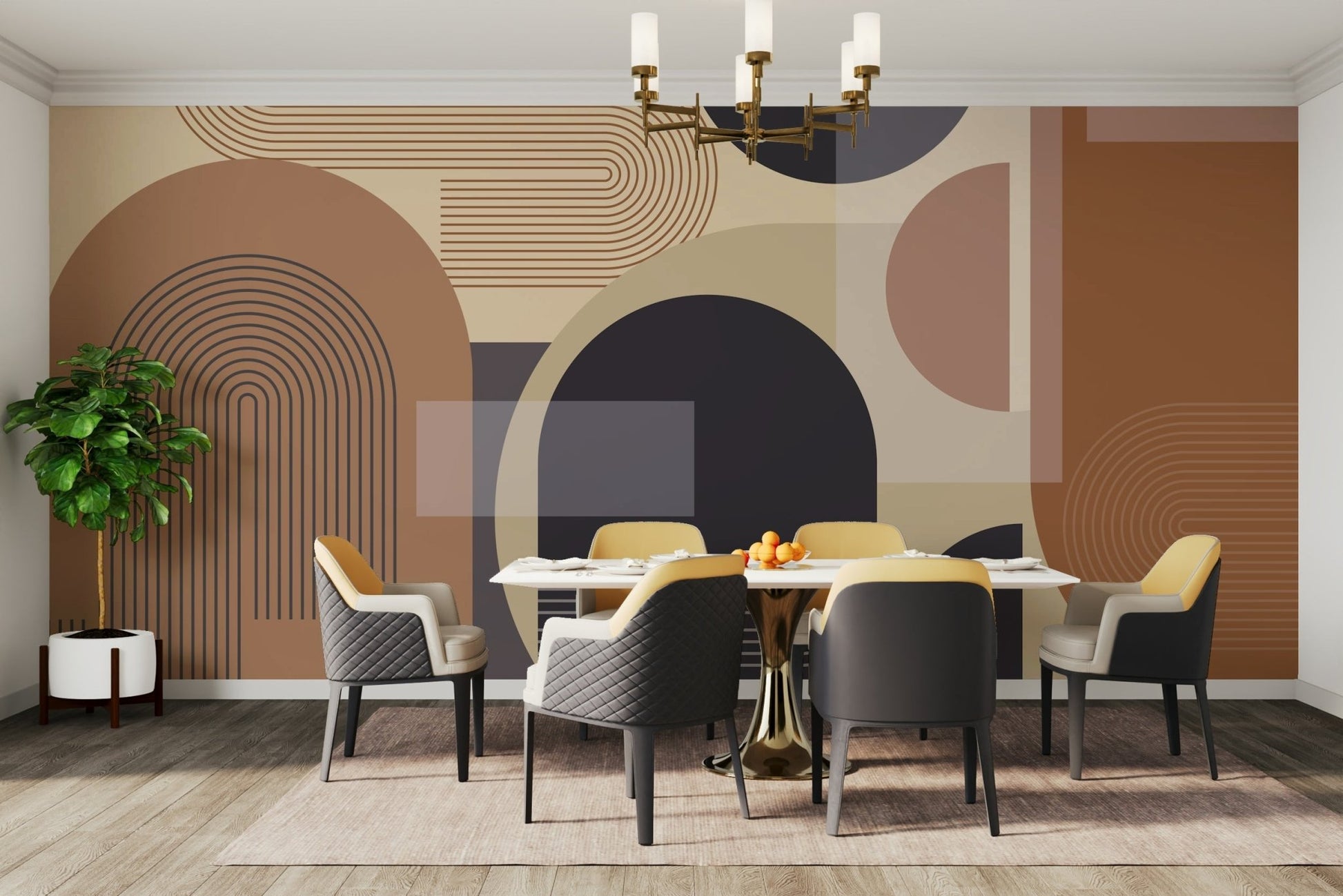 The composition is dynamic and full of depth.

