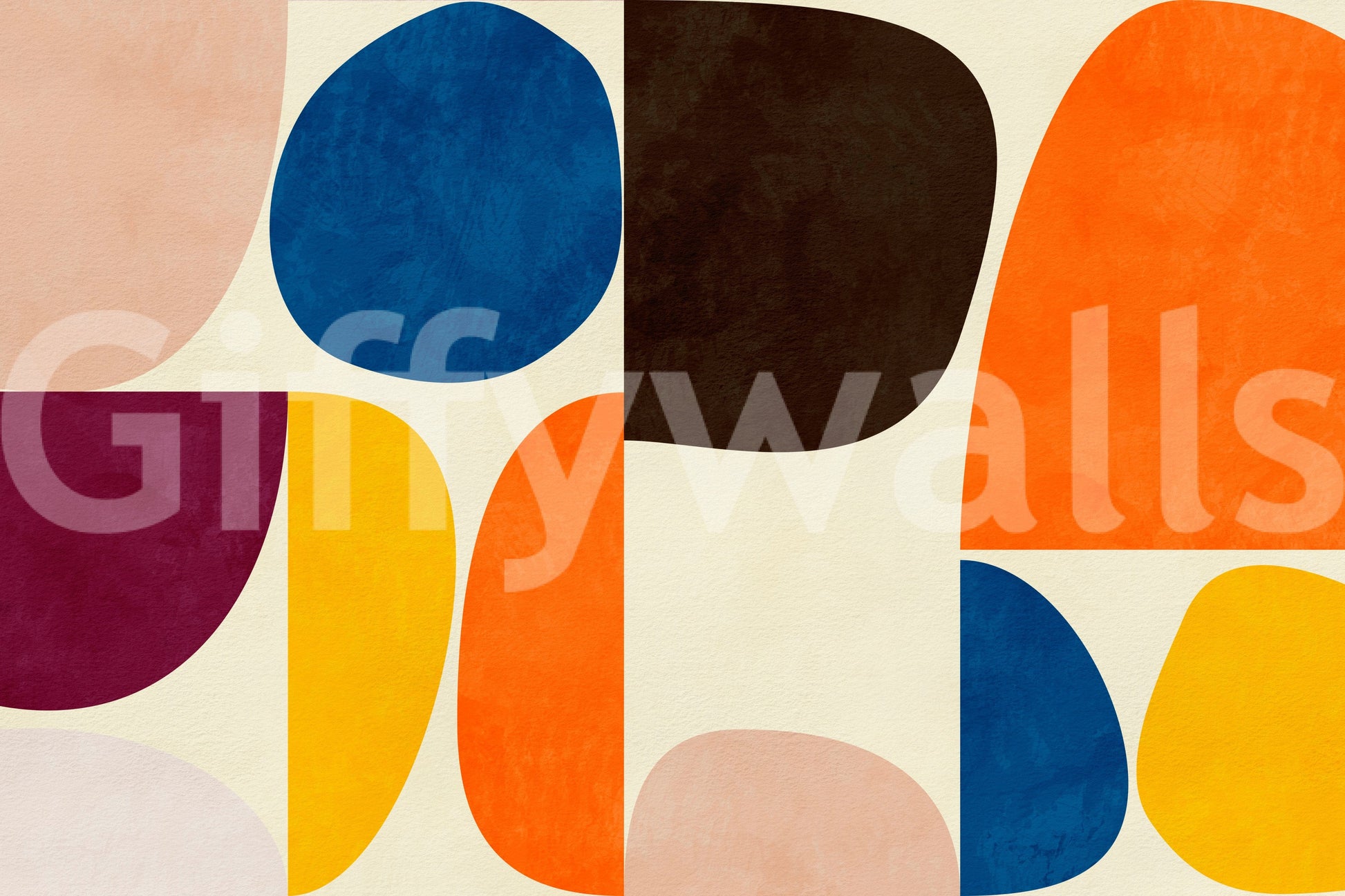 A high-quality minimalist wall mural for walls.