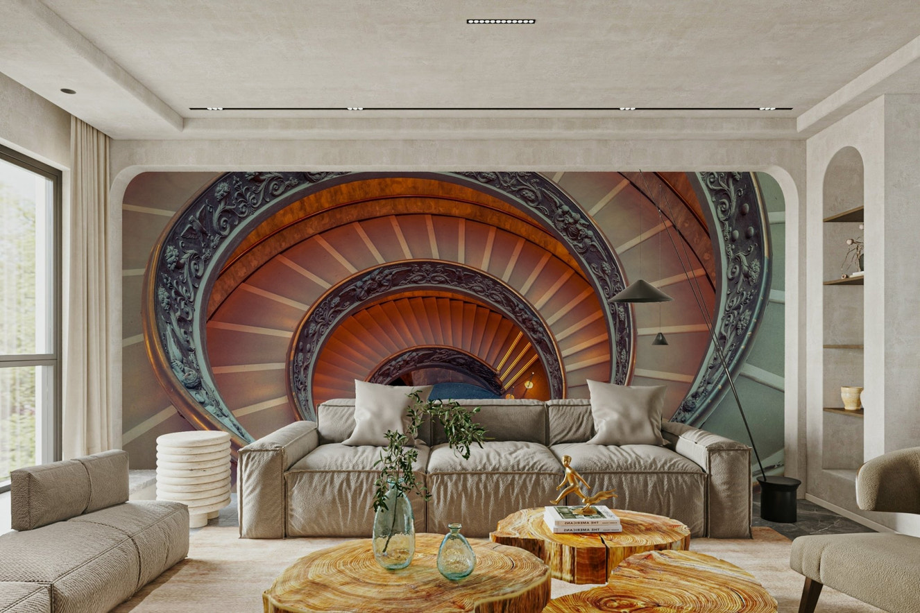 Architectural arch wall mural

