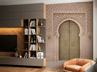 Sense of depth, elegance, and inviting entry.

