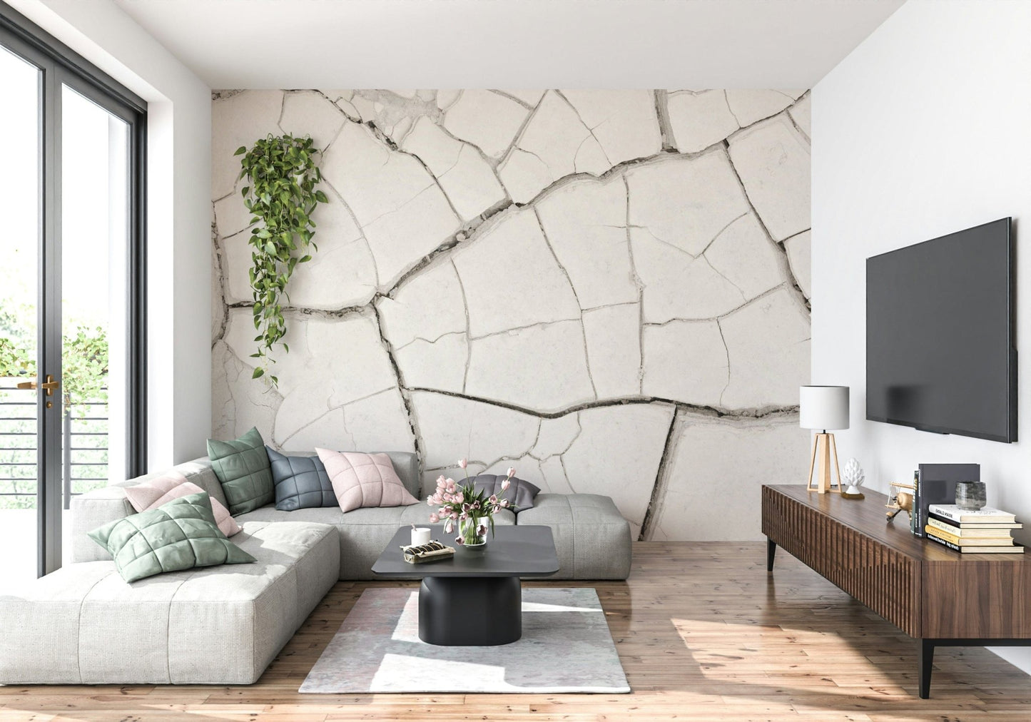 Arid Earth Abstract Wall Mural -2306166