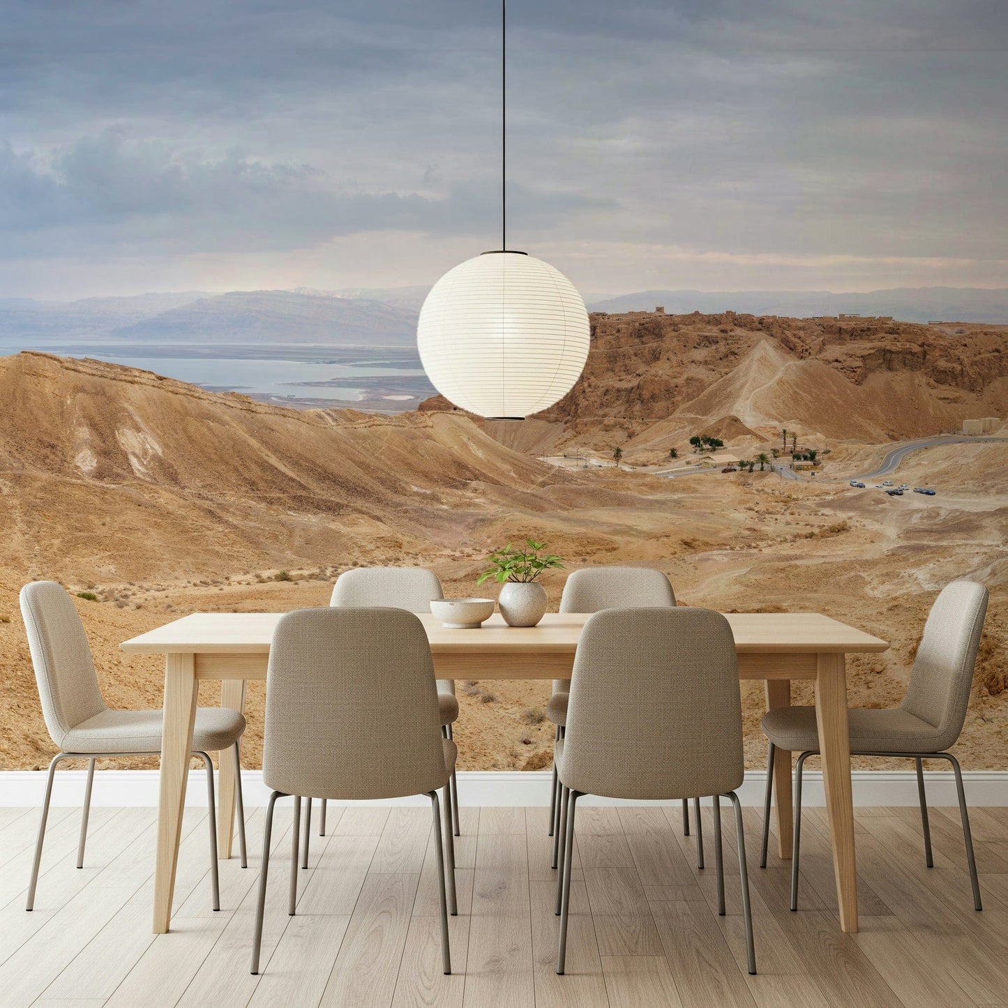 Earthy texture background, immense scope, Arid Majesty Desert Landscape Design wallpaper.