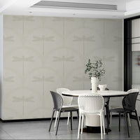 Art Deco dragonfly pattern with bold lines and elegant accents

