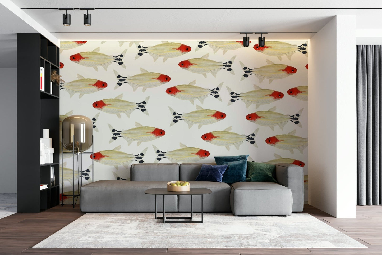 Modern Asperum mural with rugged, earthy appeal

