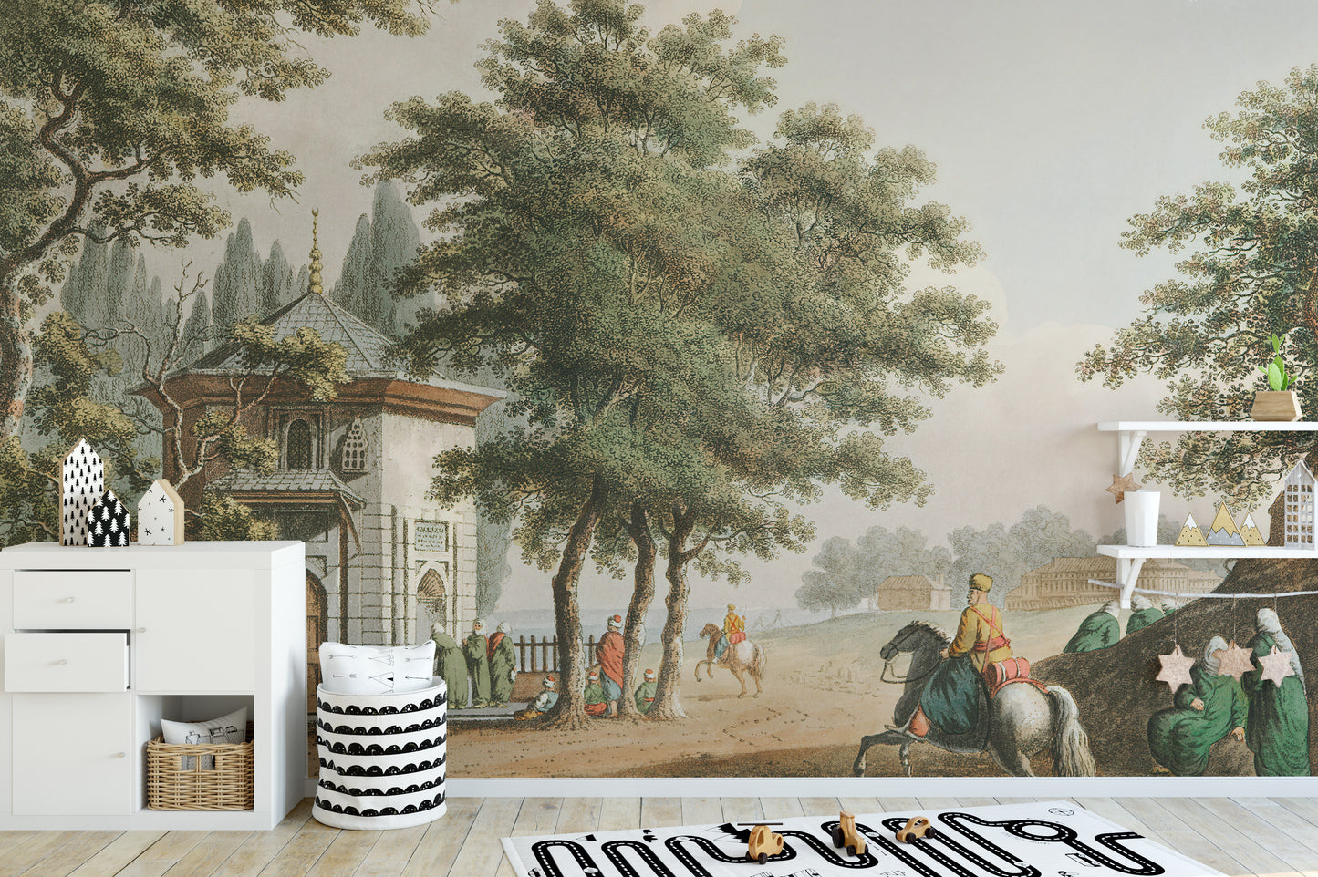 Atavistic Town Wallpaper Mural - Giffywalls