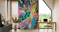 A serene subtle flower wall mural for your decor.

