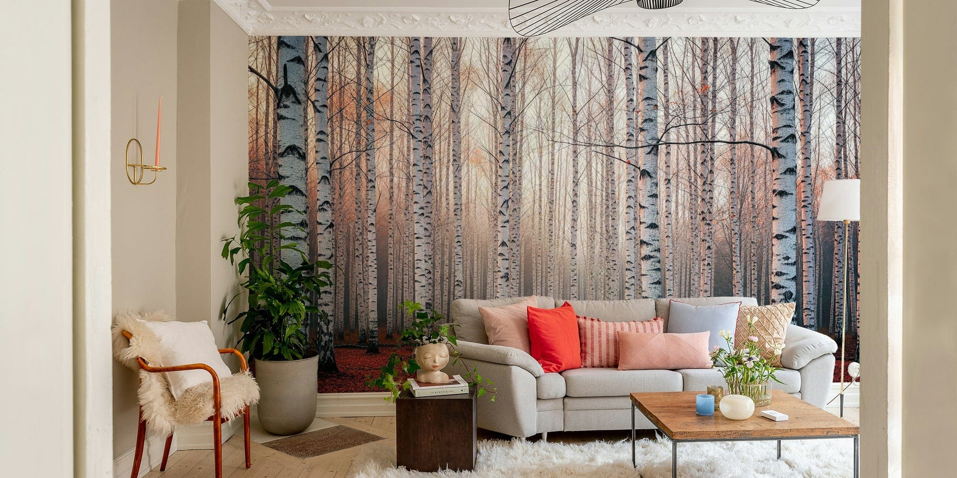 The image feels peaceful and restful.

