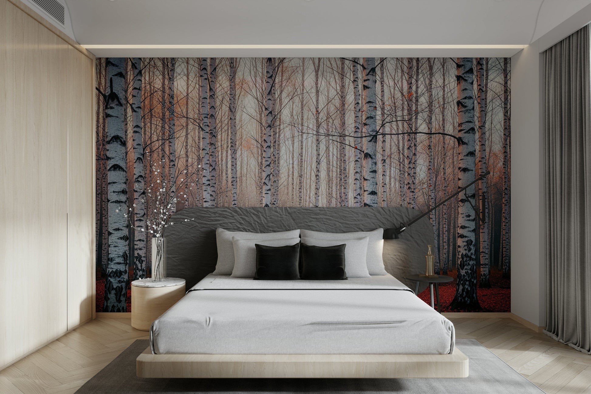 The design has a beautiful, artistic aesthetic.

