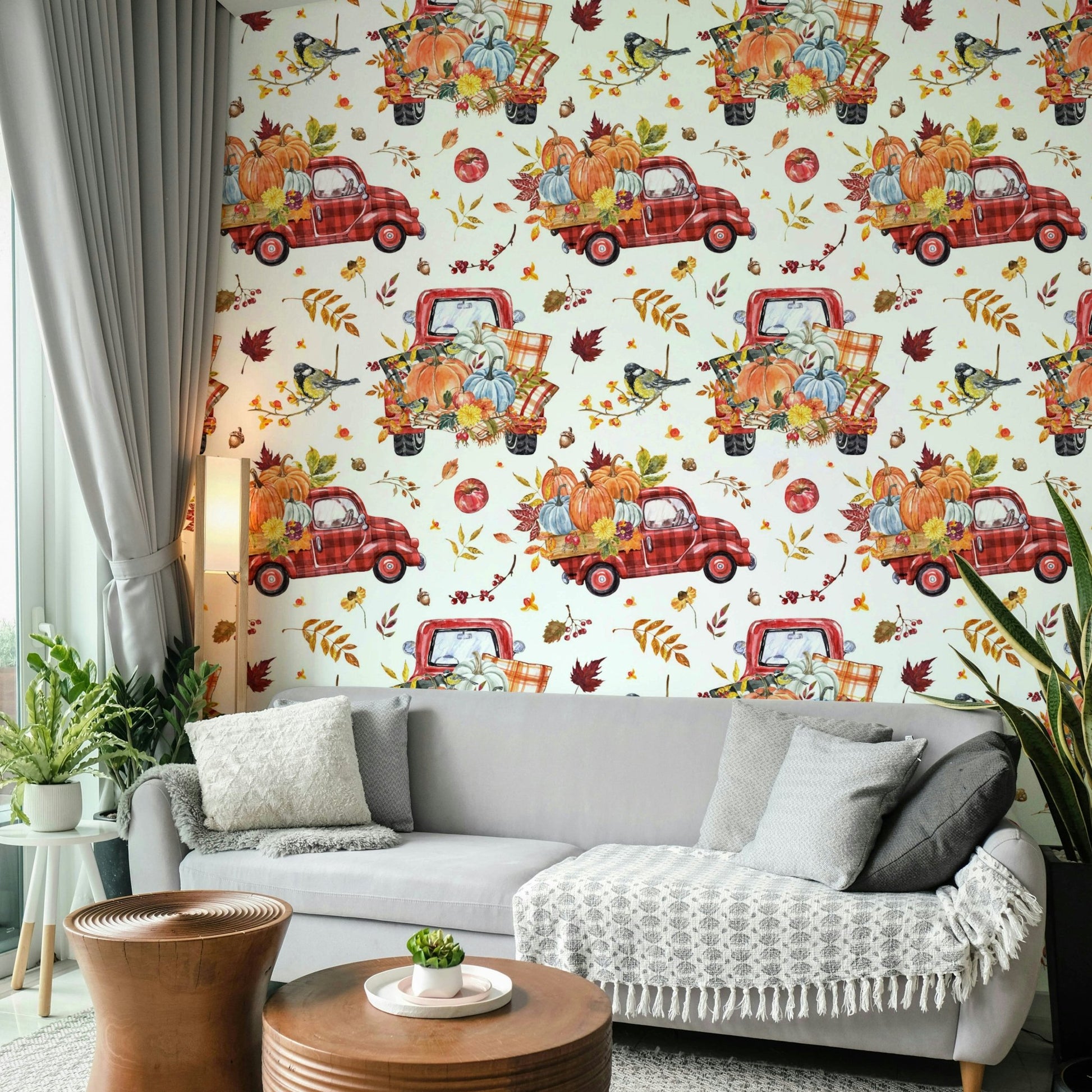 The design evokes a sense of rustic charm, fall festivities, and cozy nostalgia.
