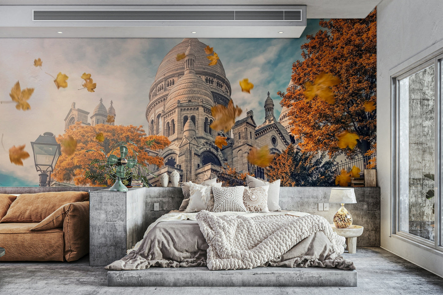 A serene Parisian scene wall mural for your decor.


