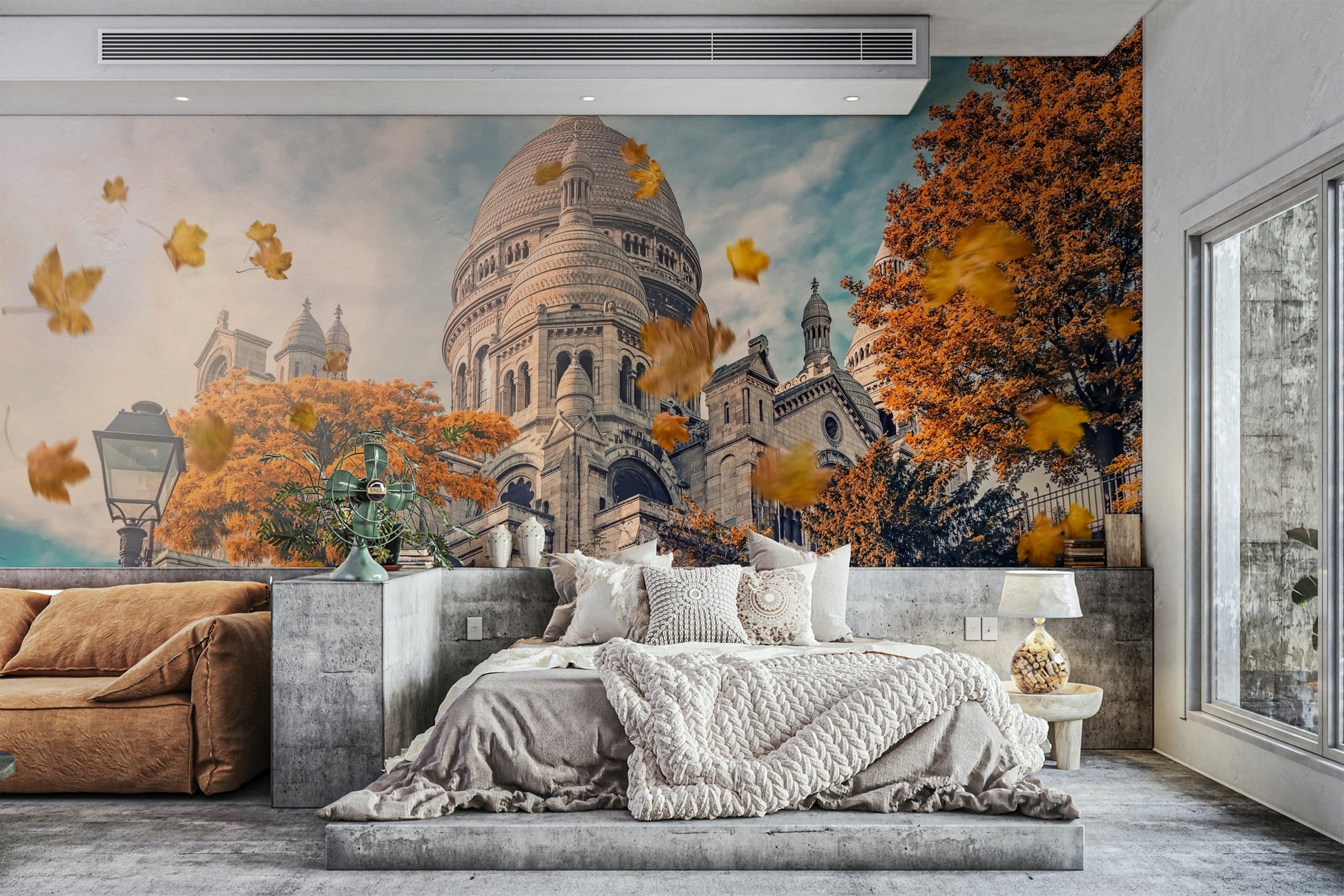 A serene Parisian scene wall mural for your decor.

