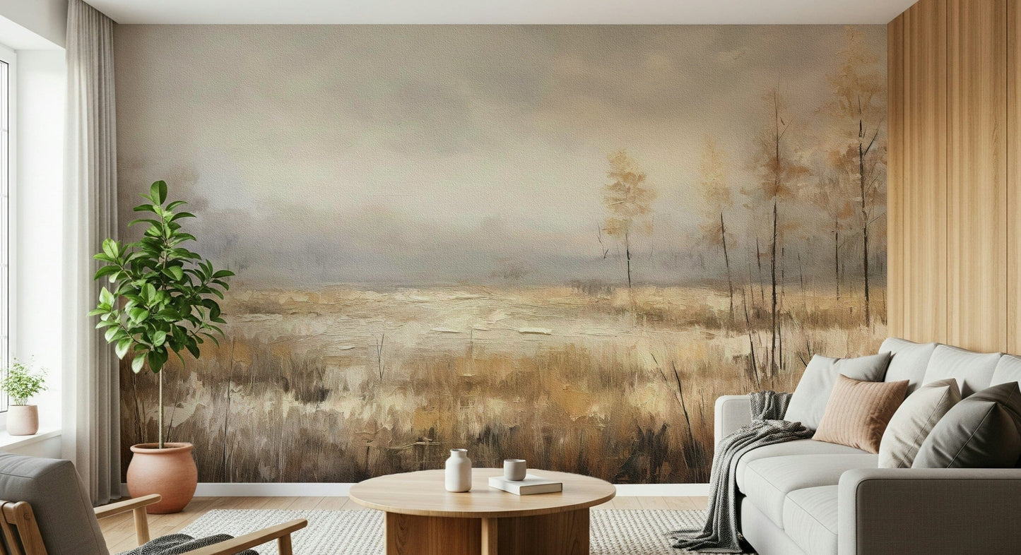 Ethereal Autumnal Meadow Wall Mural -2816792