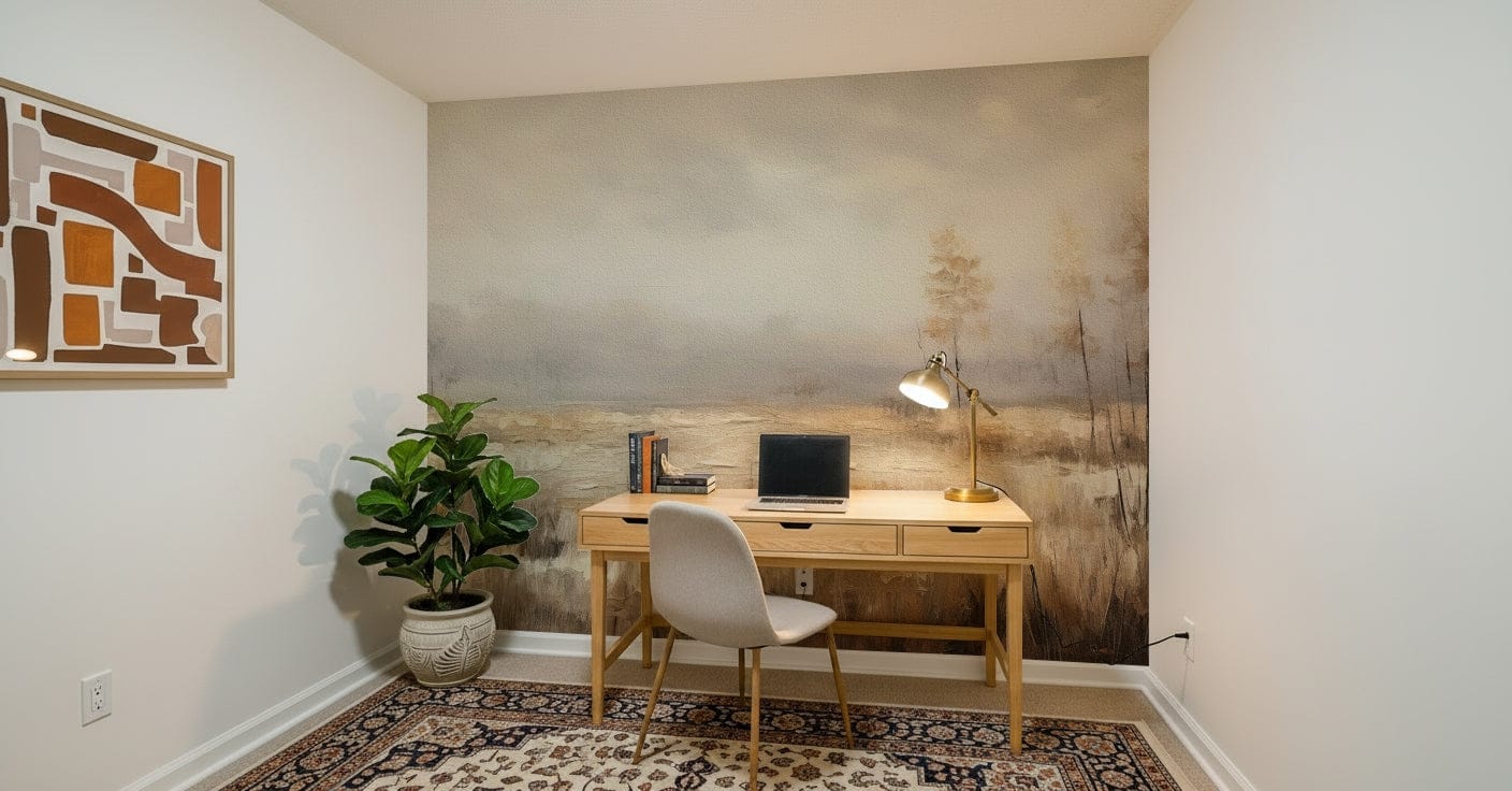 Ethereal Autumnal Meadow Wall Mural -2816792
