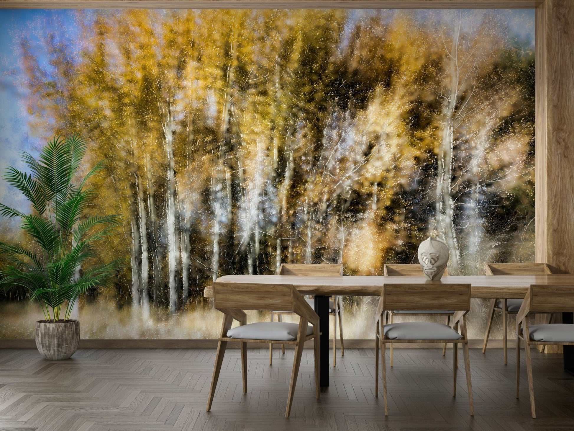 The high-quality print has a painterly quality, like a soft watercolor.

