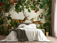 Warm autumn wallpaper with berries

