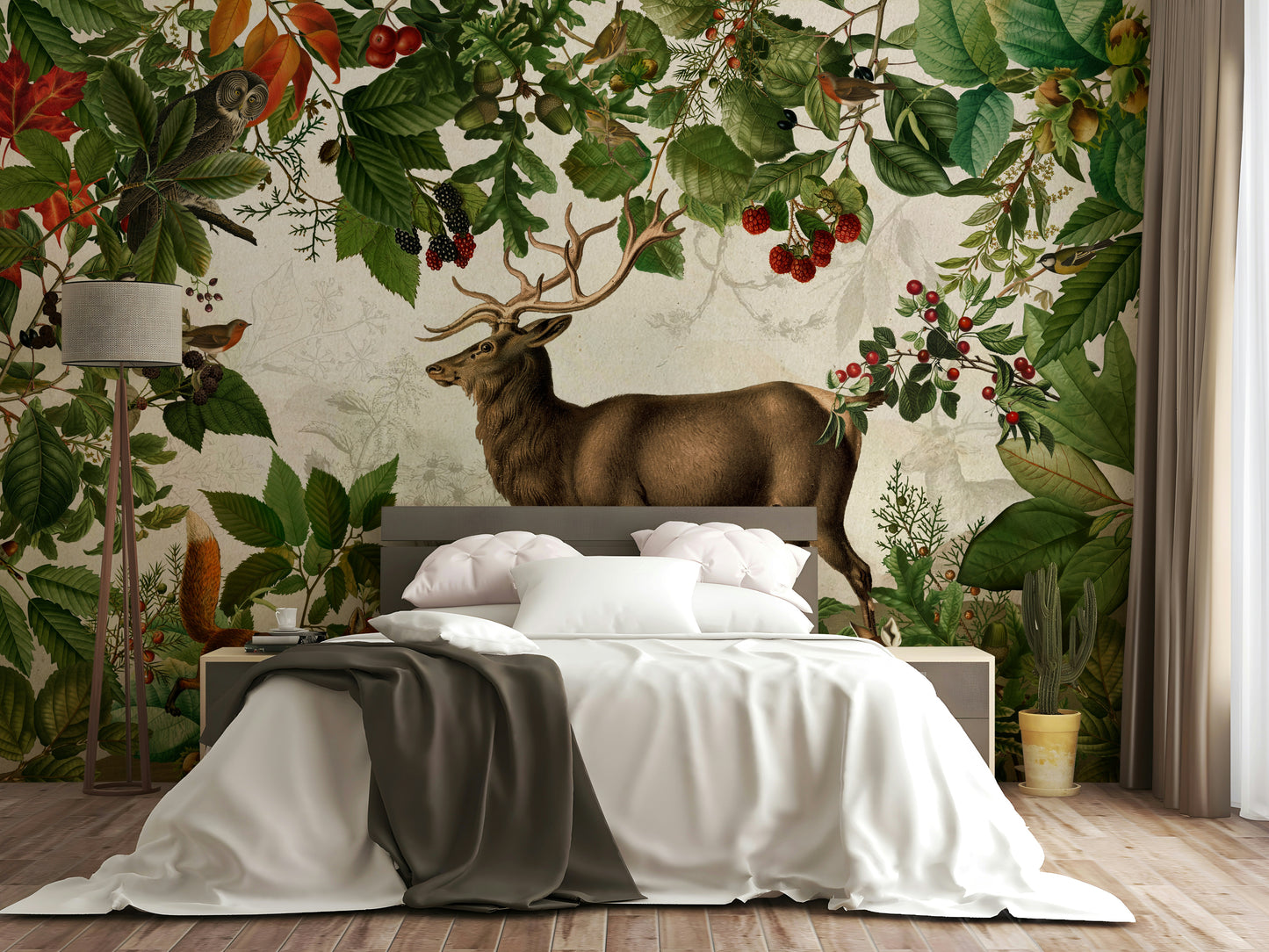 Rustic autumn wallpaper for living rooms

