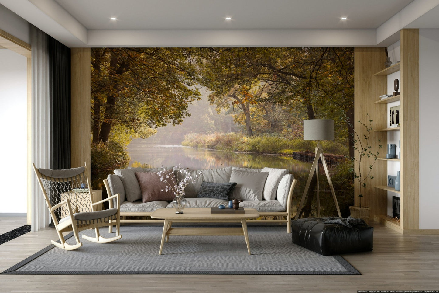 The style is peaceful and feels very connected to a sense of calm.

