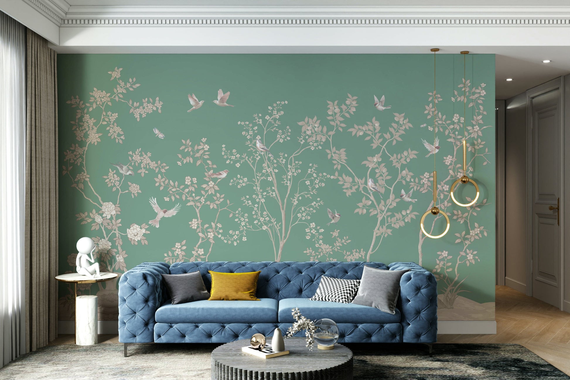 The design has a beautiful, natural aesthetic.

