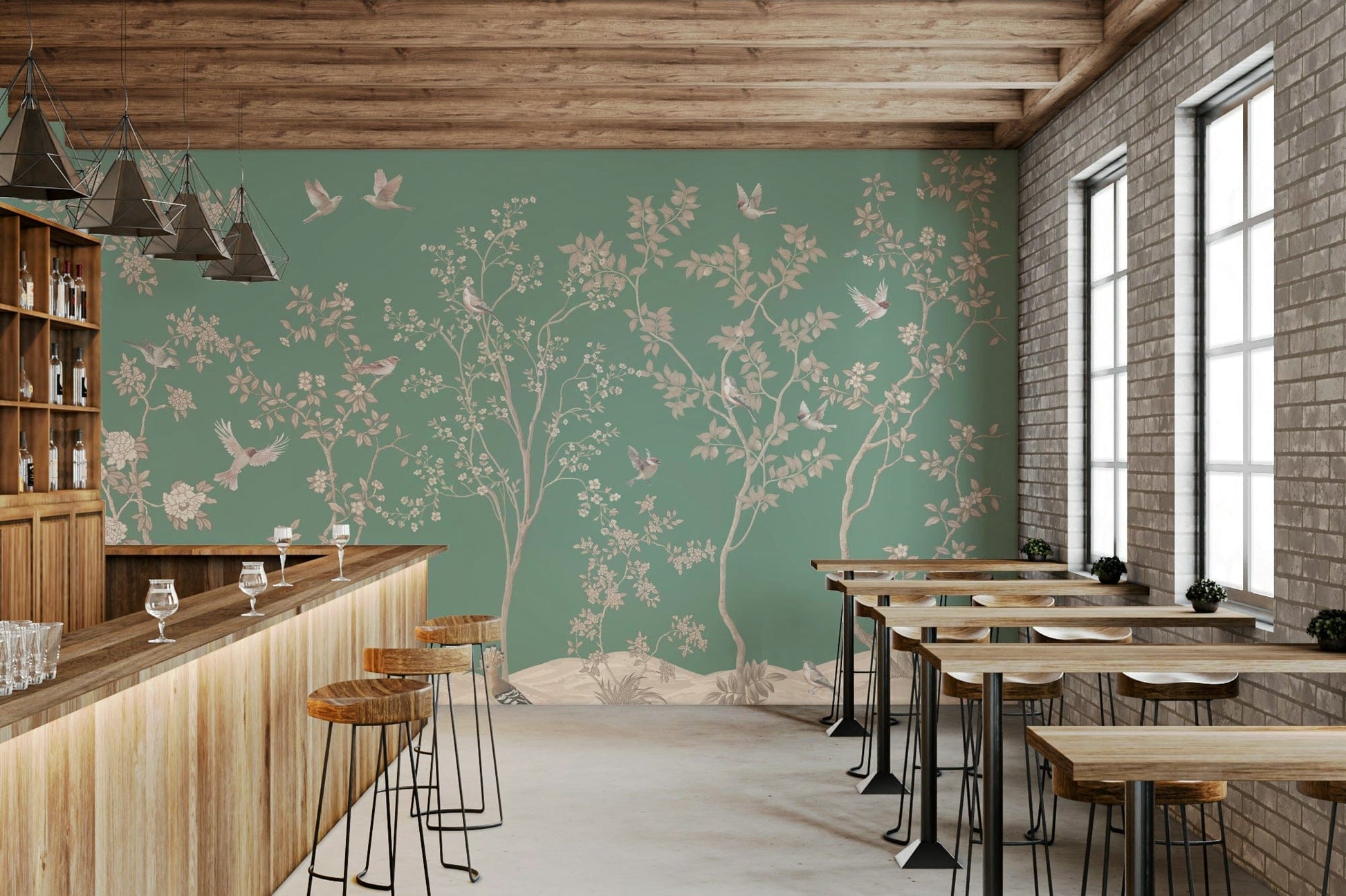 The design feels graceful and peaceful.

