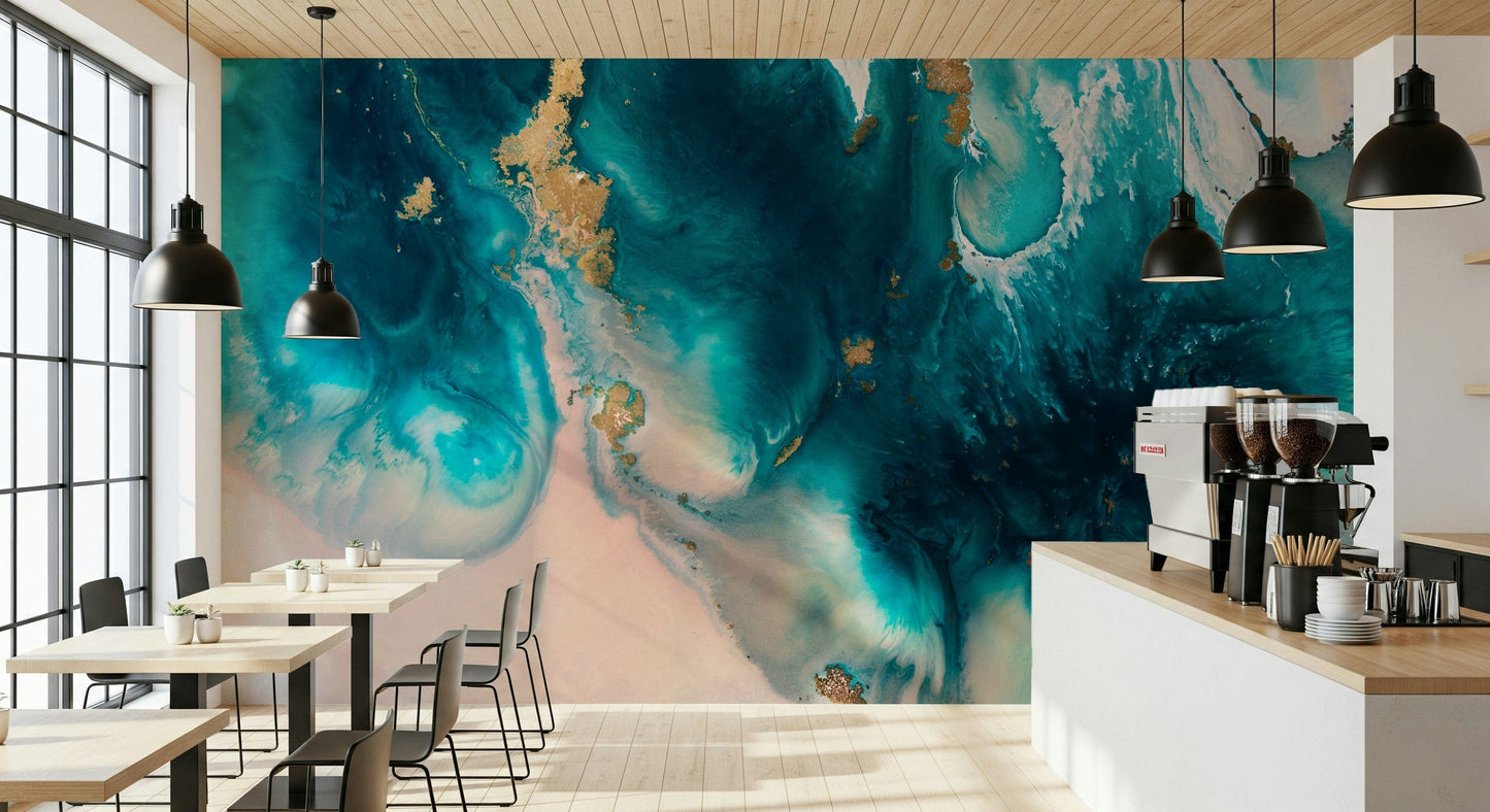 A classic abstract design wallpaper for walls.