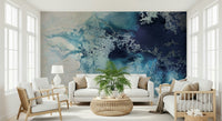 A serene flowing water wall mural for your decor.