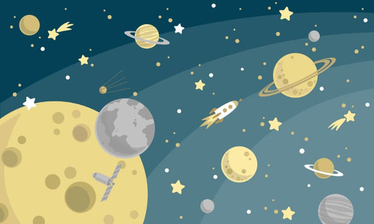 Space Stars Solar System Wallpaper