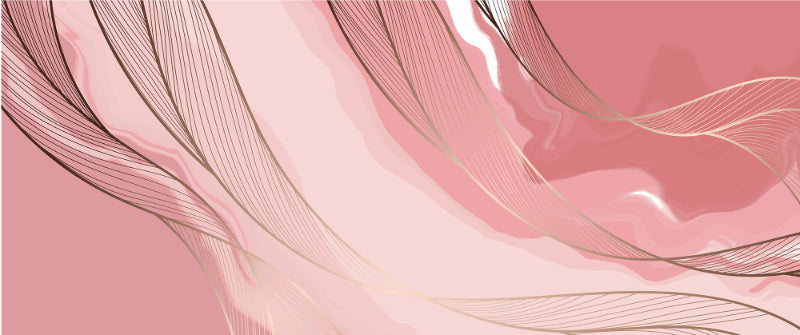 Luxurious Pink Gold Marble Wallpaper Murals in your room — zoomed