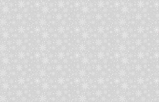 Gray Winter Snowflakes Wallpaper