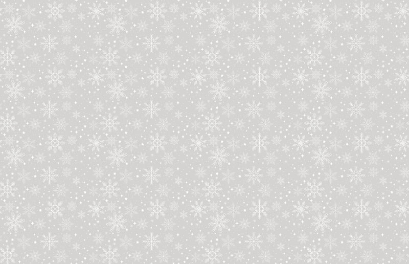 Gray Winter Snowflakes Wallpaper in your room — zoomed