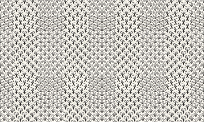 Art Deco Black Arch Wallpaper in your room — zoomed