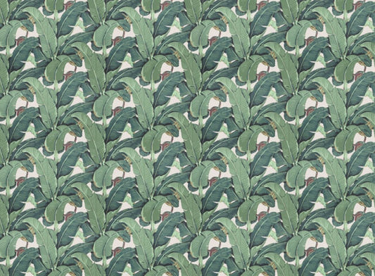 Banana Leaves & Tropical Garden Leaf Wallpaper
