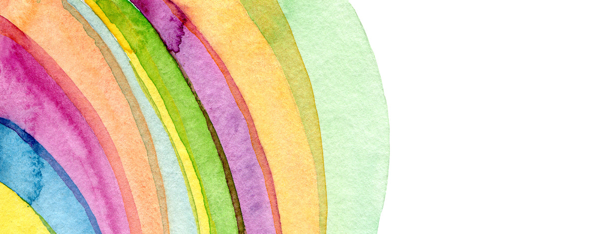 Watercolor Painted Strokes Wallpaper Murals in your room — zoomed