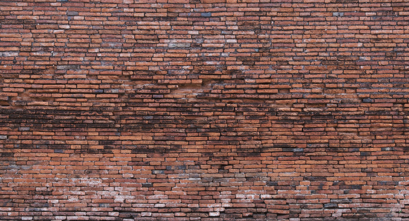 Old Rustic Brick Wall Wallpaper Murals in your room — zoomed