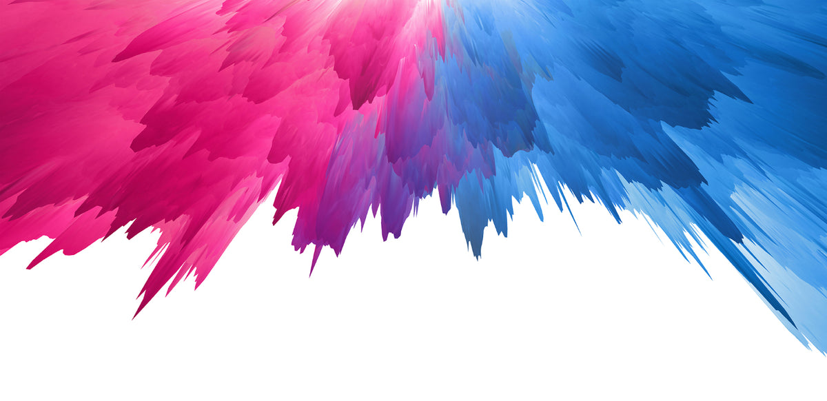 Color Rainbow Splash Wall Wallpaper Murals in your room — zoomed