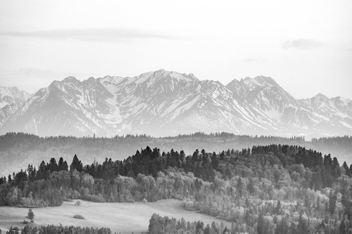 Snow Covered Mountains Winter Wallpaper Wall Murals