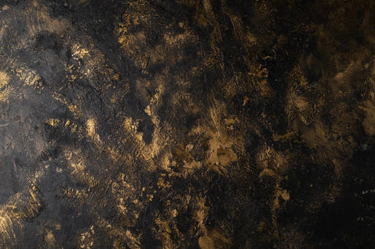 Black Gold Textured Wallpaper Wall Mural