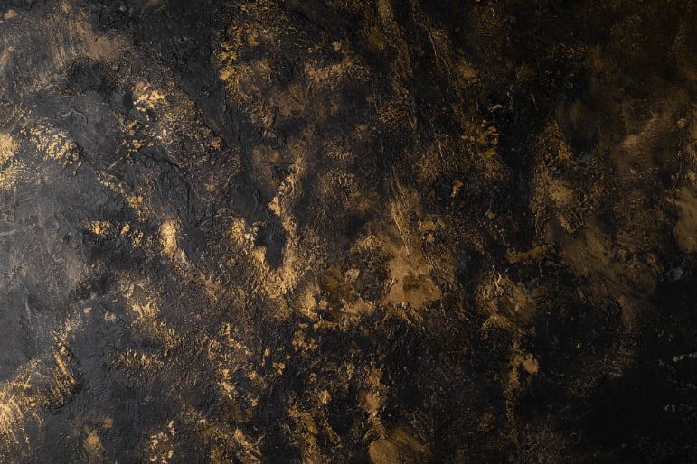 Black Gold Textured Wallpaper Wall Mural in your room