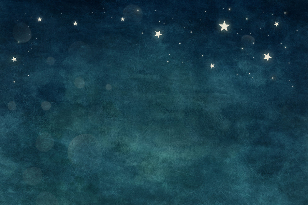 Night Sky Starry Design Blue Background Wallpaper in your room