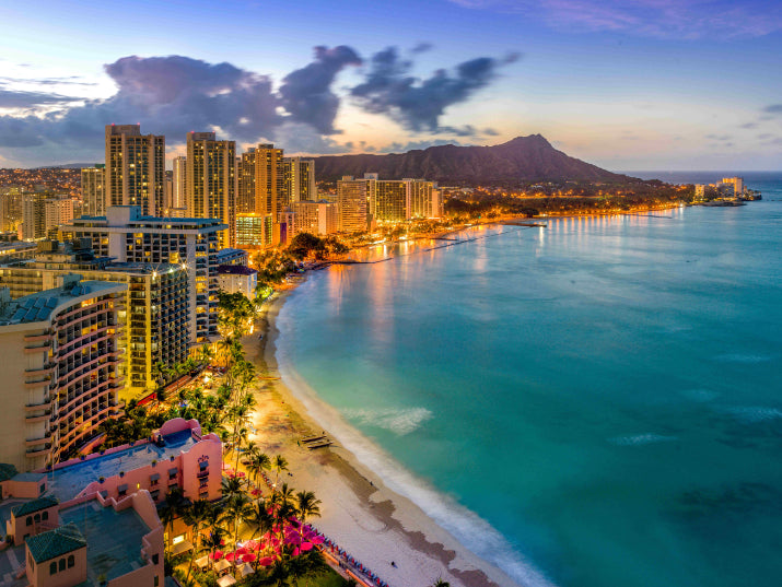 Waikiki Beach Hawaii Wall Mural