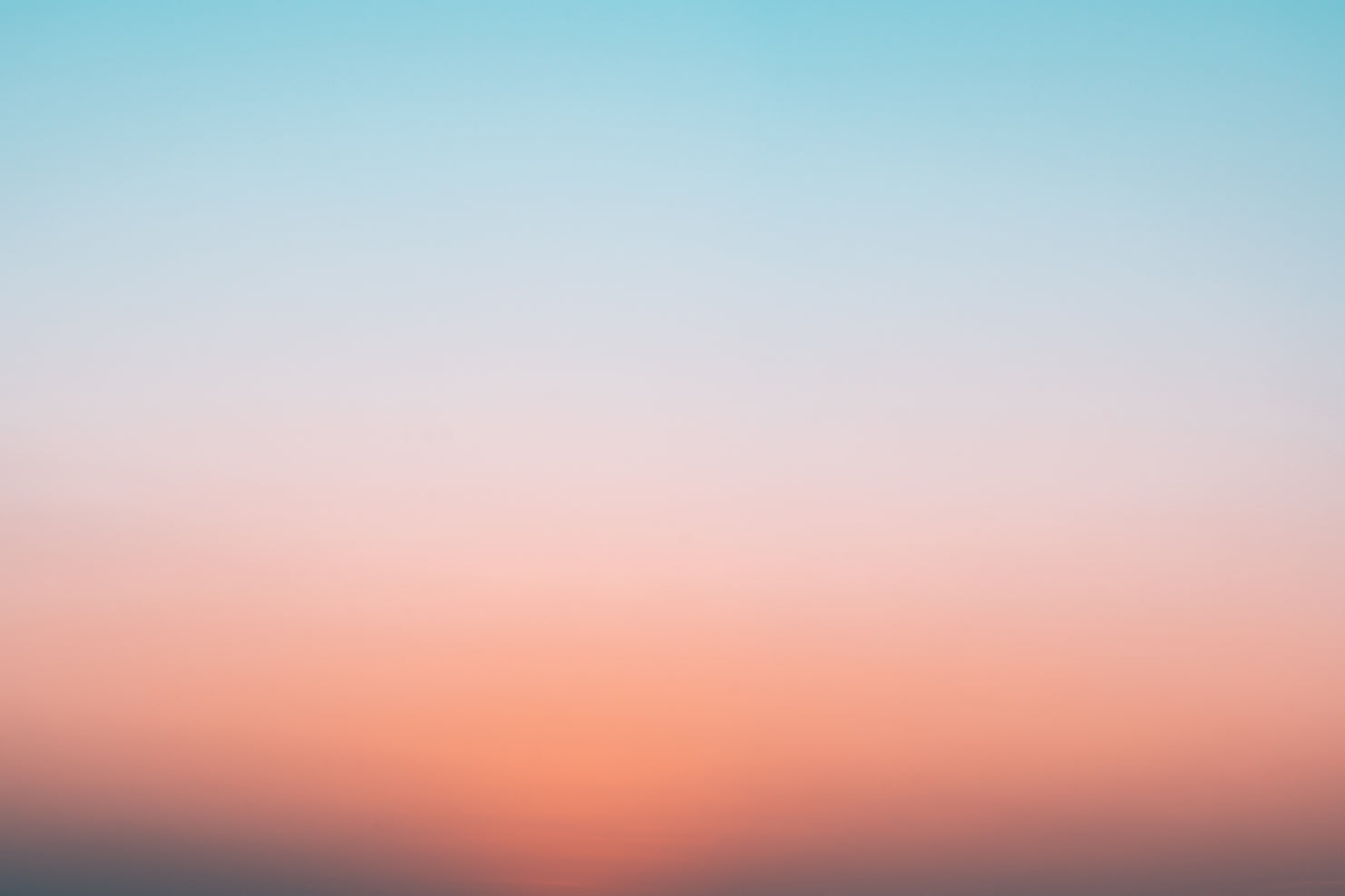 Sunrise Sky Gradient Serenity Wall Mural