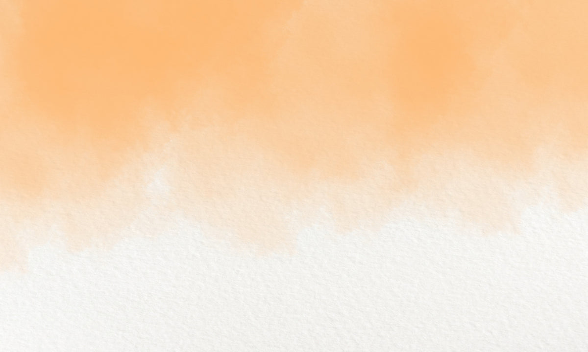 Peach Watercolor Wash Wall Mural in your room