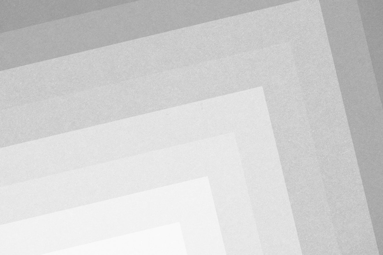 Geometric Gray Ombre Layered Wall Mural