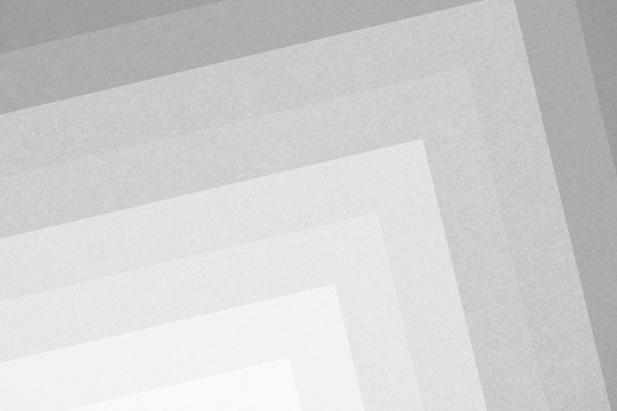 Geometric Gray Ombre Layered Wall Mural in your room