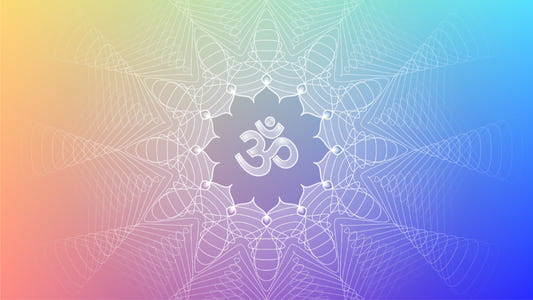 Om Lotus Wall Mural