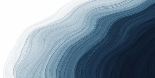 Fluid Blue Gradient Watercolor Wall Mural