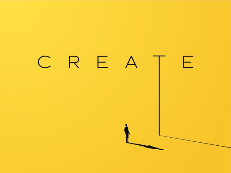 Creative Vision Wall Mural in your room
