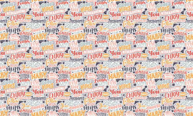 Inspirational Quotes Wallpaper Mural