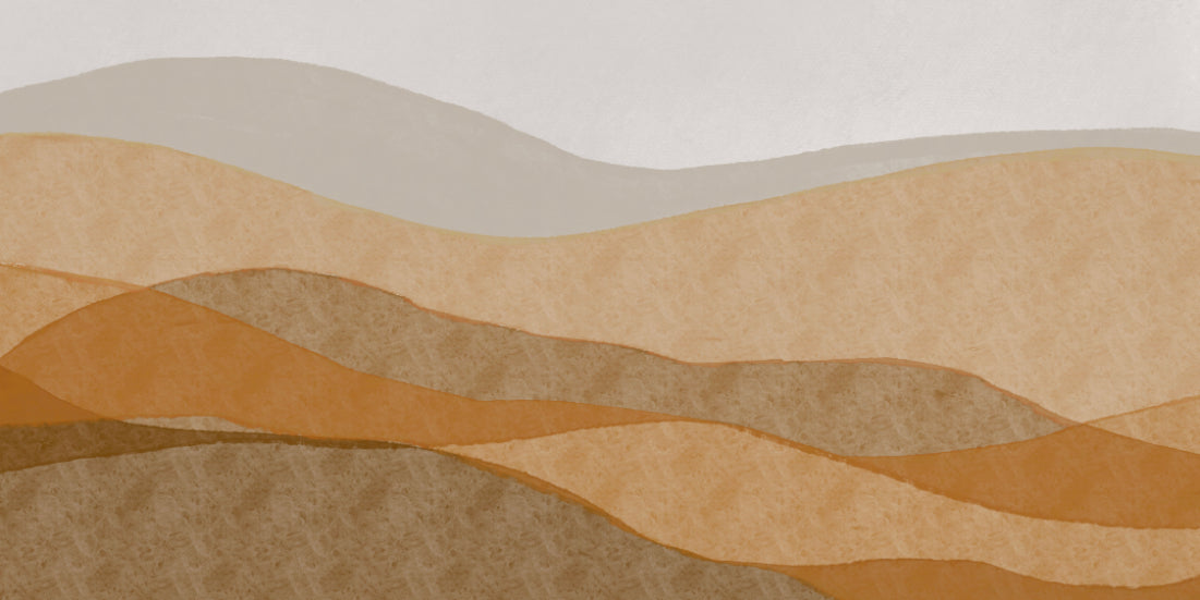 Desert Dunes Abstract Wall Mural in your room