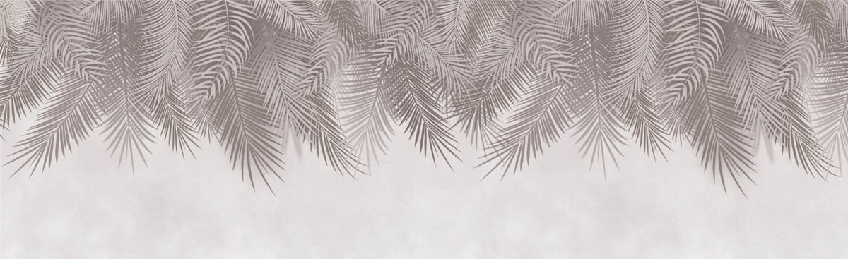 Elegant Palm Frond Wallpaper in your room — zoomed